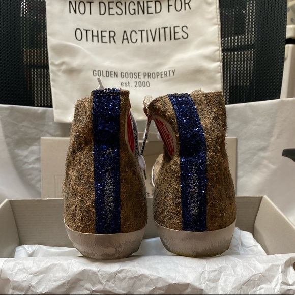 NIB Golden Goose Francy Leopard Suede Sneaker, 39 - Picture 11 of 16